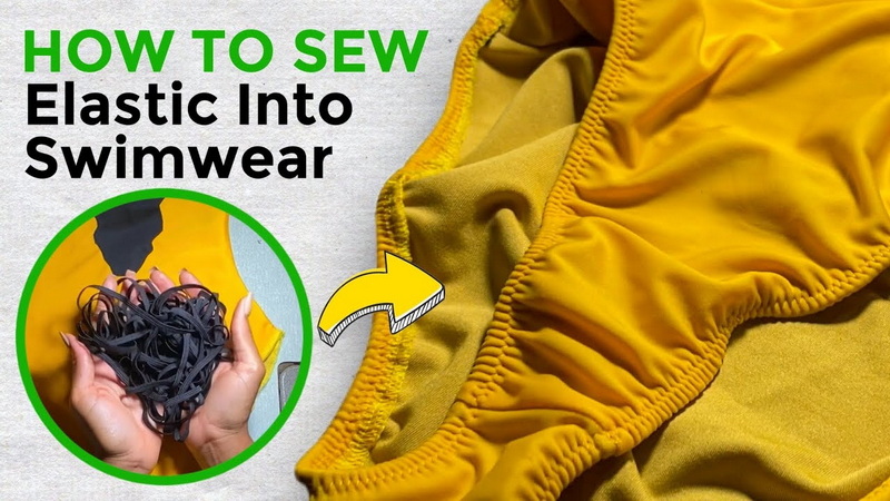 How To Sew Elastic into Swimwear?