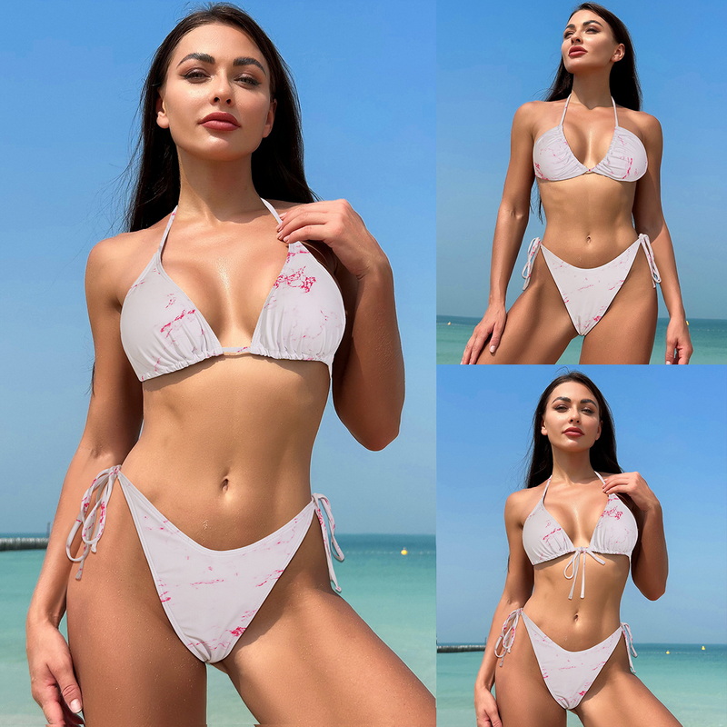 2025 New Sexy Three-Piece Backless Tie Bikini for Women - European Ins Style Swimwear_27