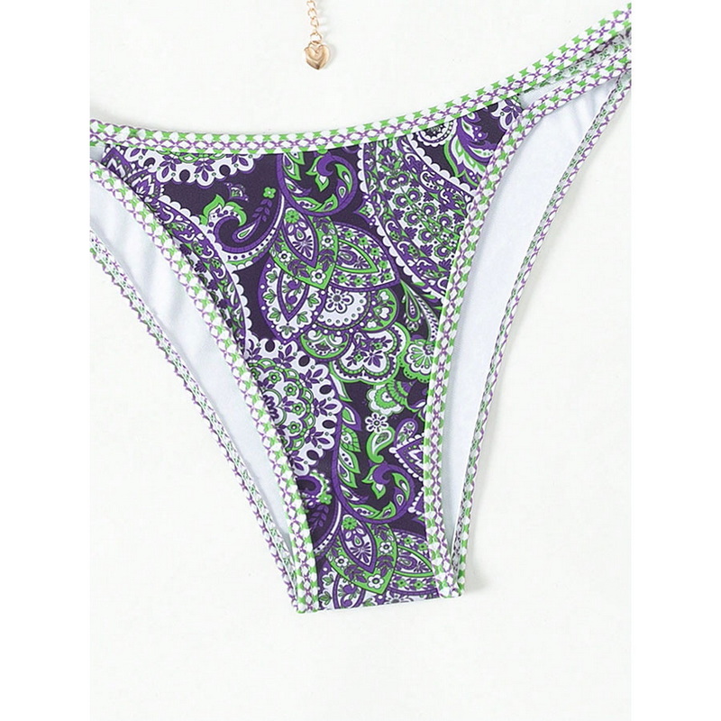 2025 New Bikini &ndash; Sexy Backless Printed Strappy Two-Piece Swimsuit_22