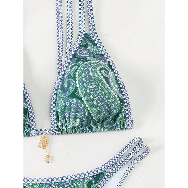 2025 New Bikini &ndash; Sexy Backless Printed Strappy Two-Piece Swimsuit_15
