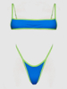 New Western Style Bikini – Sexy Bandeau High Cut Twist Front Swimsuit