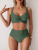 2025 High-Waisted Two-Piece Swimsuit - Sexy European Bikini Style