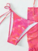 Sexy Three-Piece Halter Mesh Skirt Bikini Set - Includes Cover-Up Swimwear