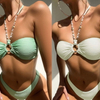Sexy Chain Halter Bikini - Solid Color Hot Seller Beachwear