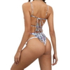 Sexy Tie G-String Bikini Set - Atmospheric Two-Piece Swimwear