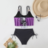 Sexy Solid Color Cutout Bikini - Pure Desire Beach Swimsuit