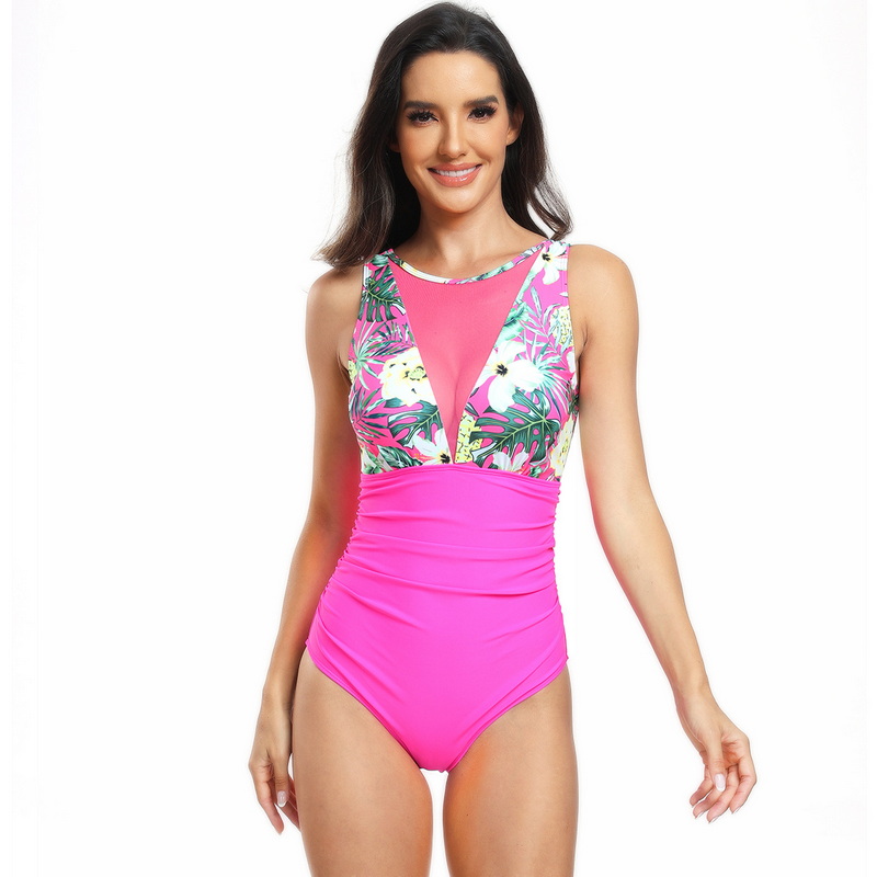 2025 New One-Piece Swimsuit for Women - European Lace Bikini Swimwear_24