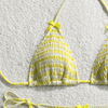 2025 Sexy Ruched Bikini Swimwear For Women Sanya Beach Vacation Ins Style