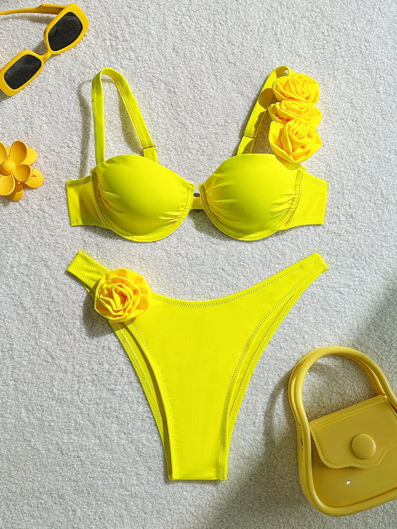 2025 Floral Underwire Push-Up Bikini For Women Ins Style European Beachwear_23