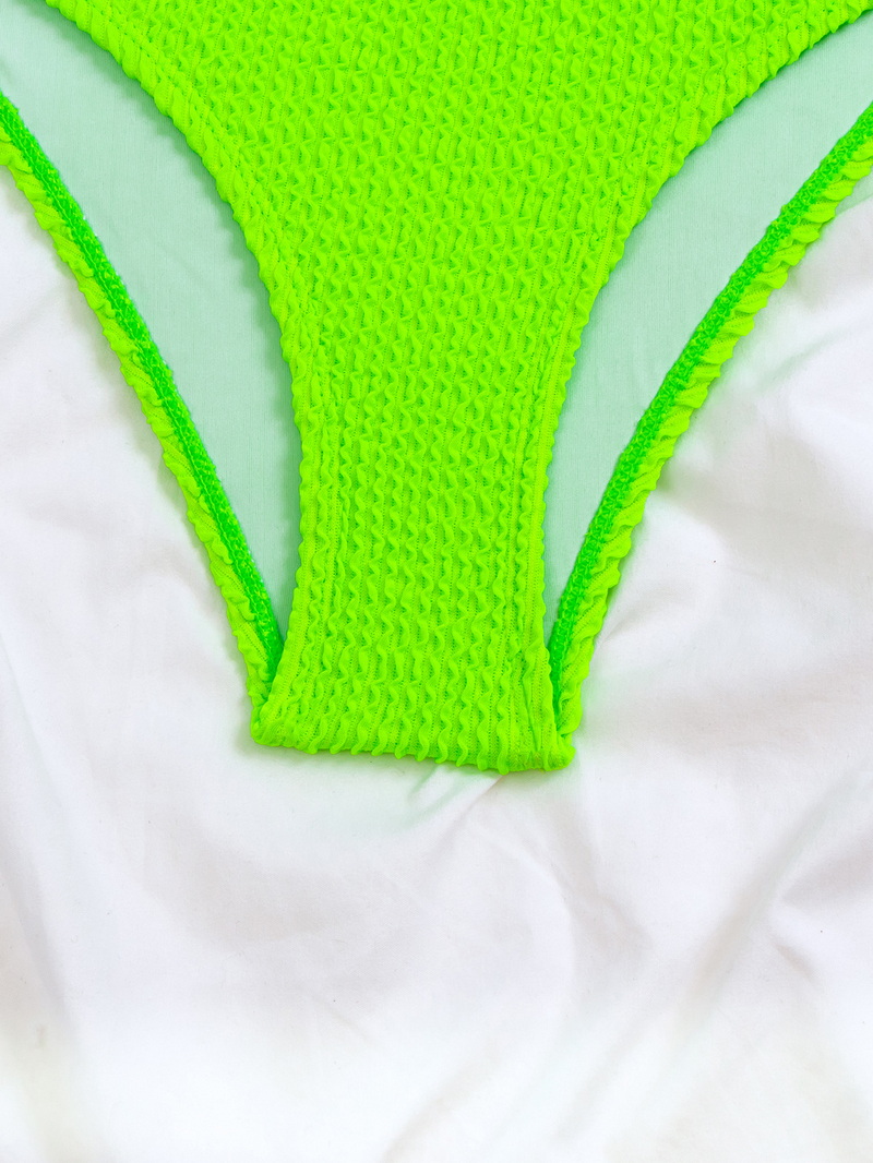 2025 Solid One-Shoulder One-Piece Swimsuit, Sexy Backless Swimwear_7