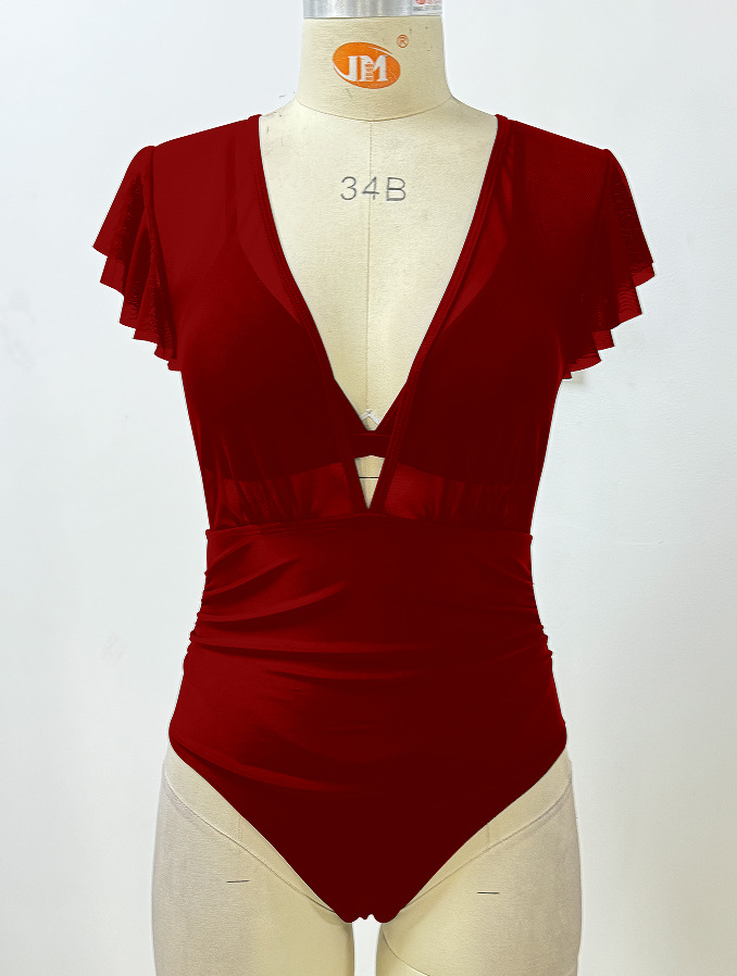 2025 European Style Sexy Triangle Bikini Set - Two-Piece and One-Piece Combo_15
