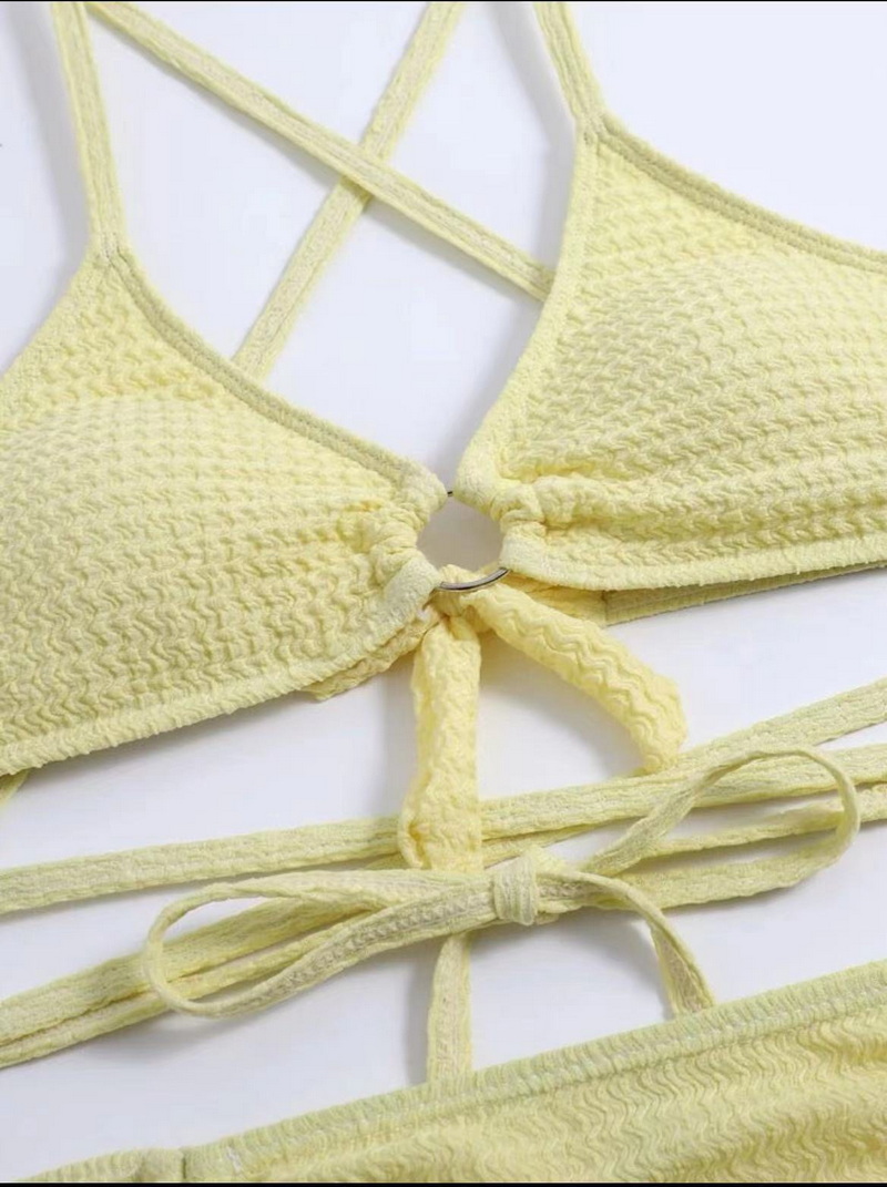 New Sexy 3-Piece Bikini Beach Set for Women - Stylish Swimwear_11