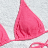 2025 Western Style Bikini – Sexy Wavy Ribbed Halter Neck Two-Piece Swimwear