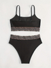 2025 New Western Style Two-Piece Bikini – High Waist Strappy Back Swimwear
