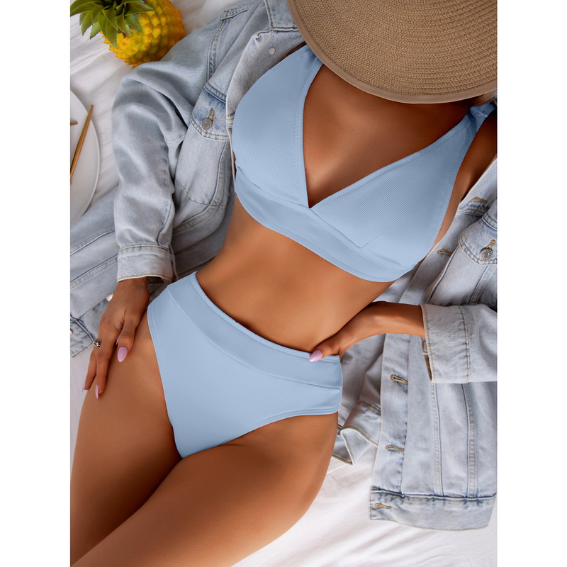 2025 New High-Waisted Bikini Set Hot Sale Sexy Two-Piece Swimsuit for Women_20