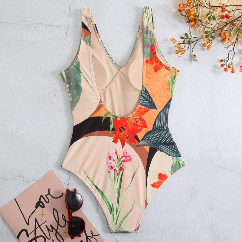 2025 New Printed One-Piece Two-Piece Beach Skirt Multi-Wear Swimwear