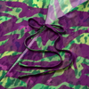 New Printed Stripe Tie-Dye Chiffon Beach Pants Set European Fashion