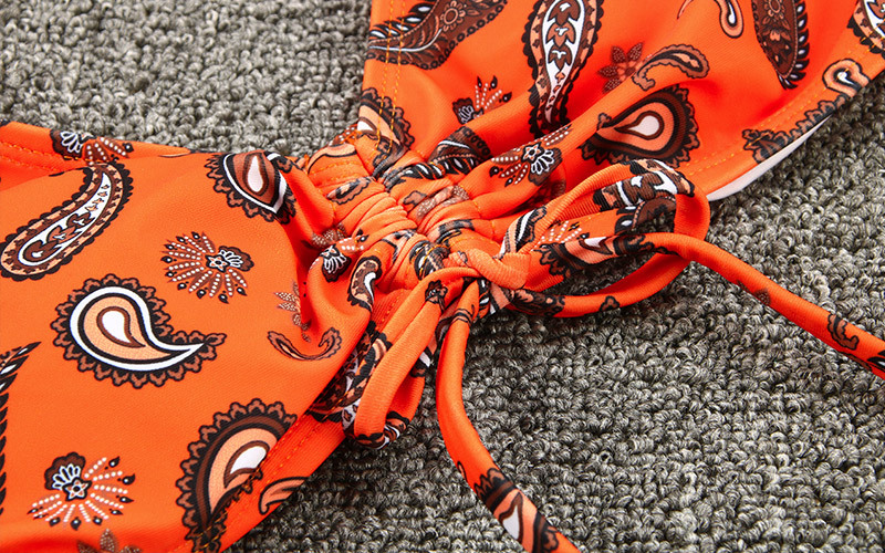 Printed Tie Strap Bikini Two-Piece Swimsuit S-XXXL Sexy European Fashion_03