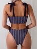 New Western Style Two-Piece Bikini – Sexy Bandeau Swimwear Set