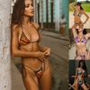 New Tie Bikini – Digital Butterfly Print Triangle Soft Cup Two-Piece Swimwear