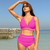 2025 New Bikini Set for Women - European Sports Sexy Two-Piece Swimsuit with Cover-Up Skirt