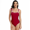 New European Sexy One-Piece Swimsuit - Sports Bikini Set with Skirt Two-Piece In Stock