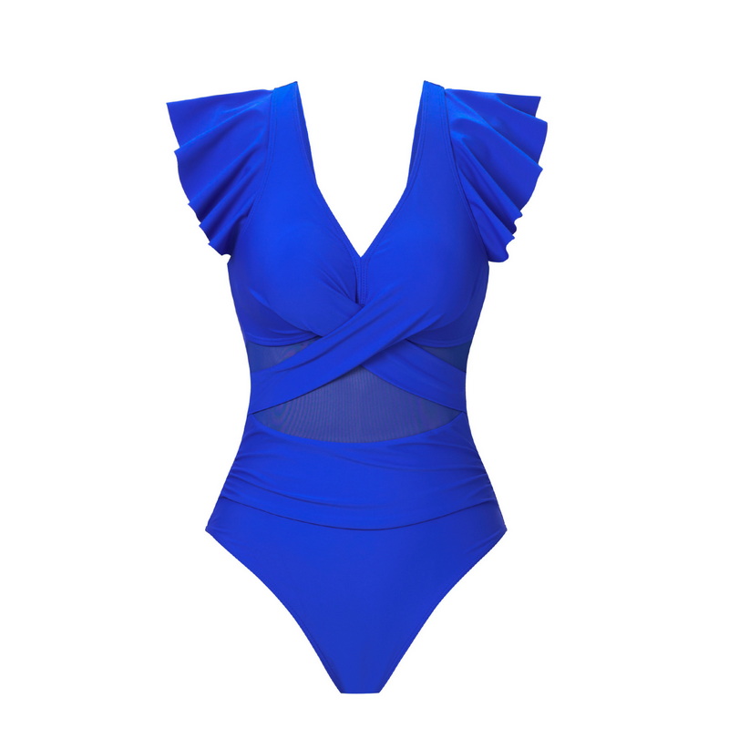 2025 One-Piece Swimsuit for Women - European Quick-Dry Sports Bikini Swimwear_01