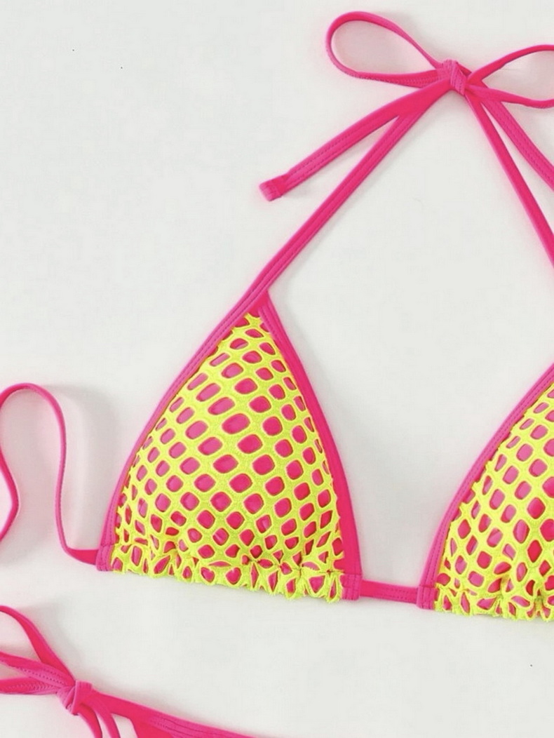 New Sexy Halter Tie Bikini - Two-Piece Beachwear for Vacation