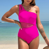 2025 New One-Shoulder One-Piece Swimsuit - Sexy European Style Sporty Bikini