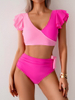 2025 High-Waisted Two-Piece Bikini - European Style Swimwear