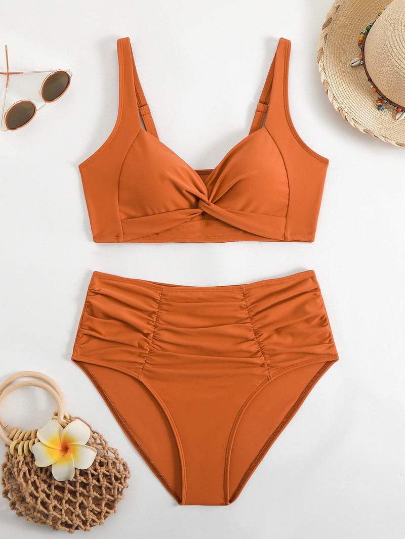 2025 High-Waisted Two-Piece Swimsuit - Sexy European Bikini Style_24