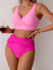 2025 Sexy Two-Piece Bikini Set - High-Waisted European Style Swimwear