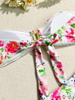 Sexy Floral Bikini 2-Piece Swimsuit for Women – Perfect for Hot Springs & Vacations