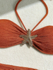 2025 New Three-Piece Solid Color Bikini With Bandeau Top And Beach Skirt
