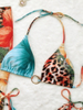 2025 Chic Leopard Print Bikini With Cut-Out Design And Fashionable Long Dress