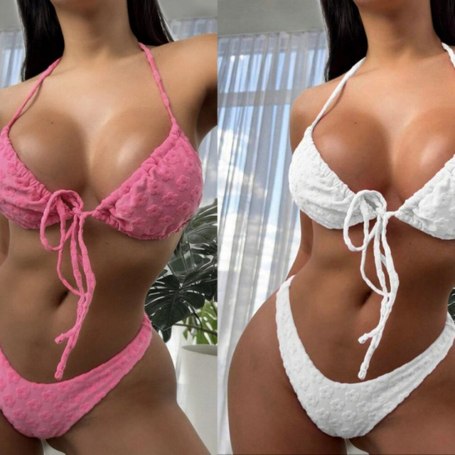 Sexy Heart Tie Bikini Set - Hot Seller Two-Piece Swimsuit