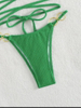 Sexy Solid Color Bikini - Perfect Curves Beach Swimwear