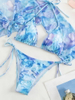 Sexy Three-Piece Cover-Up Bikini Set - Sun Protection Hot Seller