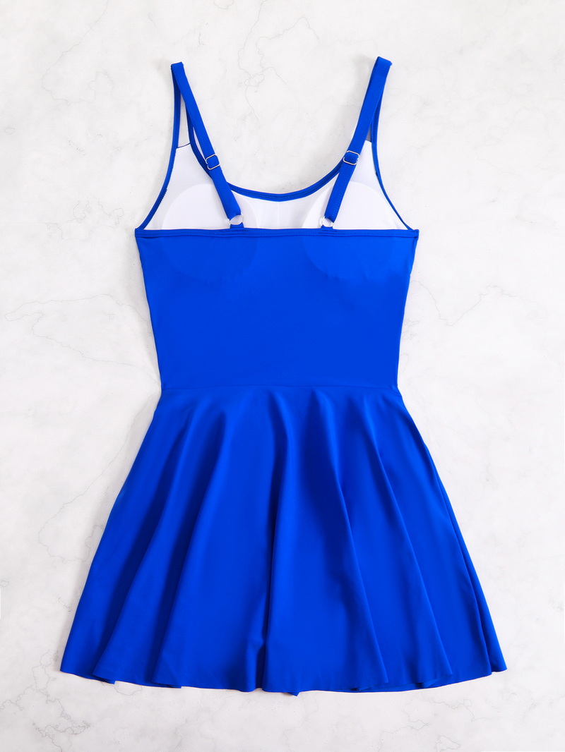 2025 One-Piece Skirted Swimsuit - European Women's Swimwear In Stock_02