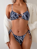 2025 Ins-Style Printed Bikini - European Sexy Lace-Up Swimsuit In Stock