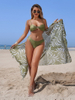 2025 Three-Piece Floral Bikini Swimwear For Women Vacation Hot Springs
