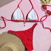2025 Fashion Two-Piece Bikini Set With Unique Fabric European Style