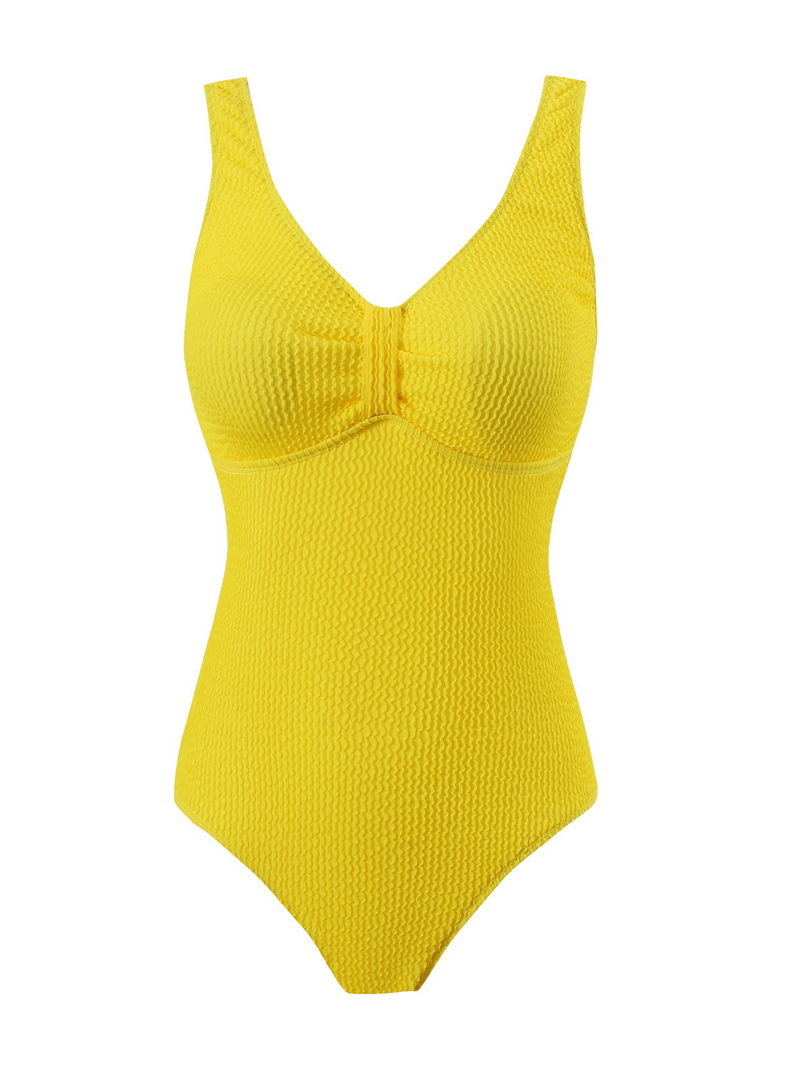 2025 New European Solid One-Piece Swimsuit With Sexy Tight Fit Bikini Style_20