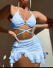 New Sexy 3-Piece Bikini Beach Set for Women - Stylish Swimwear
