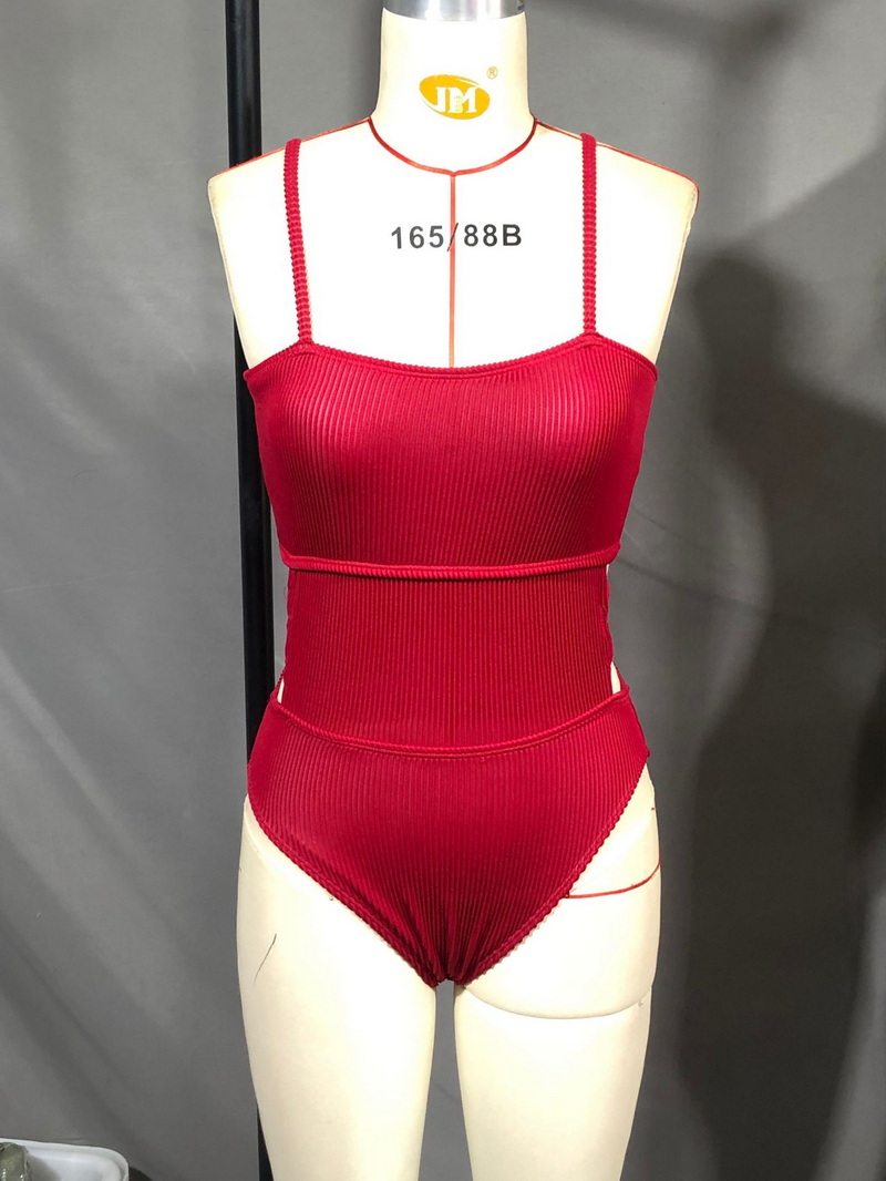 2025 New Solid Color Slimming Tummy Control Backless One-Piece Swimsuit for Women_14