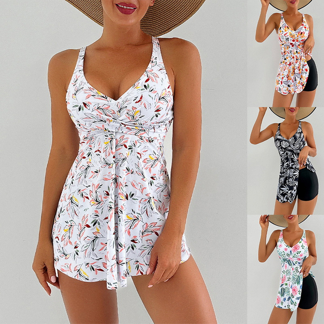 New Western Style Bikini – Sexy Ribbed Bandeau High Cut Twist Front Swimsuit