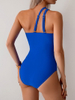 2025 New One-Shoulder One-Piece Swimsuit - Sexy European Style Sporty Bikini