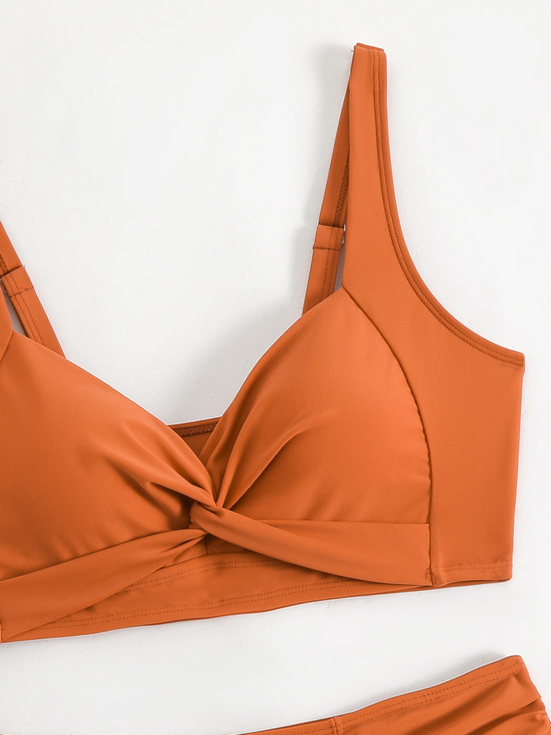 2025 High-Waisted Two-Piece Swimsuit - Sexy European Bikini Style_03