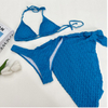 Sexy Three-Piece Mesh Bikini Set - INS Style Beachwear for Women