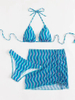 Sexy Mesh Bikini Three-Piece Set - Wholesale Women's Swimwear